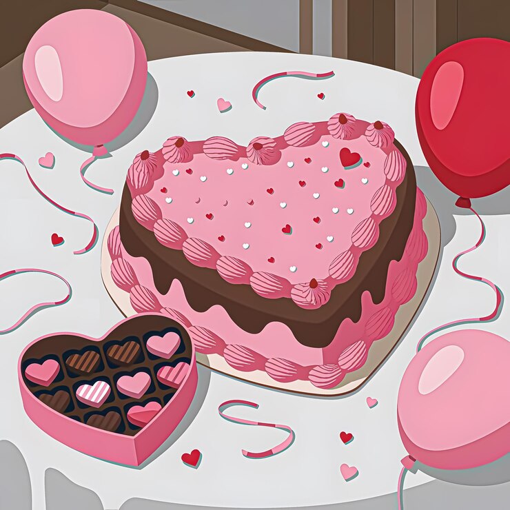 PSD diseño de un feliz día de san valentín