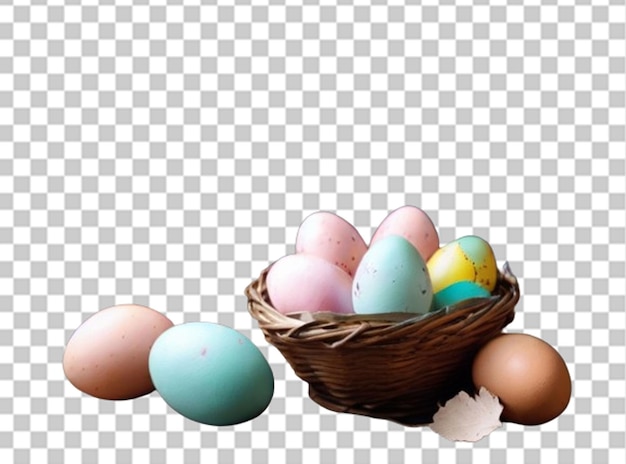 PSD diseño festivo decorativo huevo de pascua concepto de pascua feliz