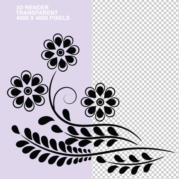 PSD diseño floral impresión textil ornamento floral diseño textil impresión textil hoja blanca