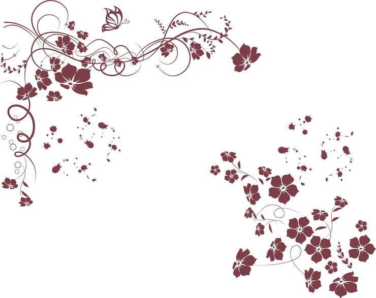 diseño floral múltiple