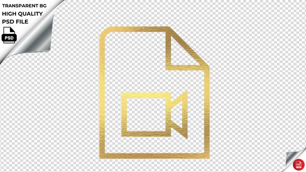 PSD diseño fluido vector de textura de oro icon psd transparente