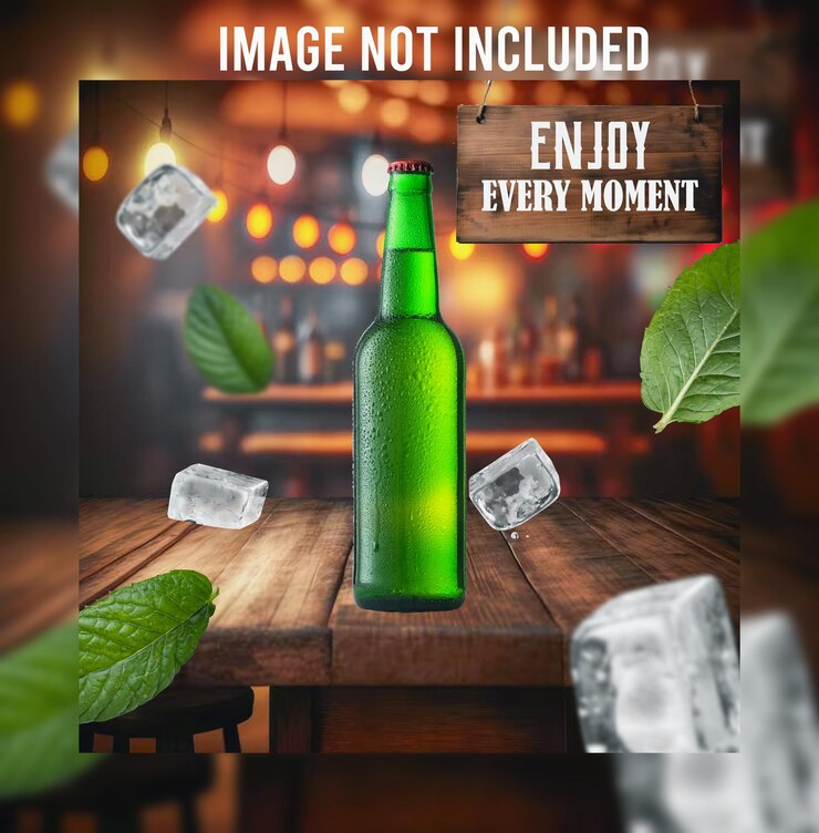diseño de folleto de refrescos