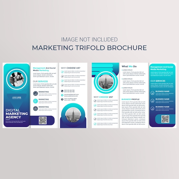 Diseño de folleto triplo Presentación de la empresa