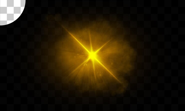 PSD diseño de fondo de efecto de destello de luz transparente