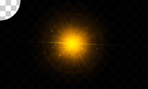 Diseño de fondo de efecto de destello de luz transparente