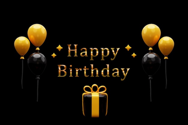 Diseño de fondo de feliz cumpleaños con psd y colorido