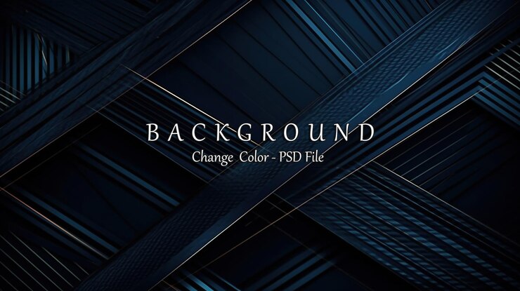 PSD diseño de fondo con patrón de línea azul oscuro diagonal ai imagen generada