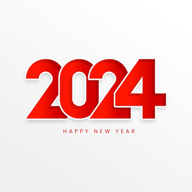 PSD diseño de fondo sencillo y elegante para la víspera de año nuevo de 2024 psd