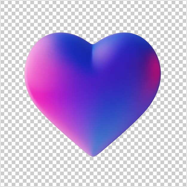 Diseño en forma de corazón gradiente