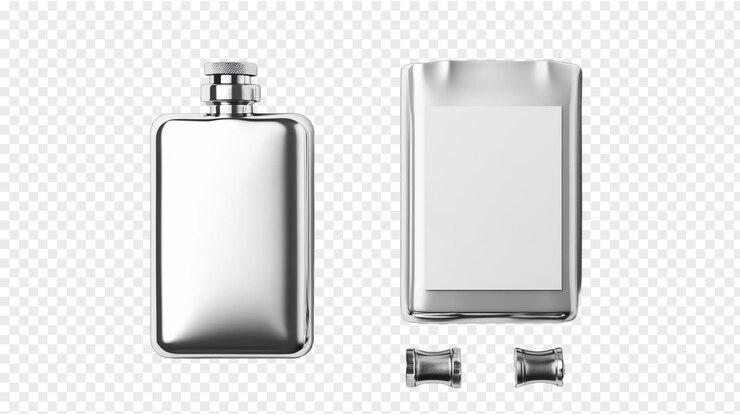 PSD diseño del frasco de frasco con etiqueta