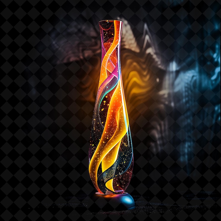 PSD un diseño de fuego está en un fondo negro