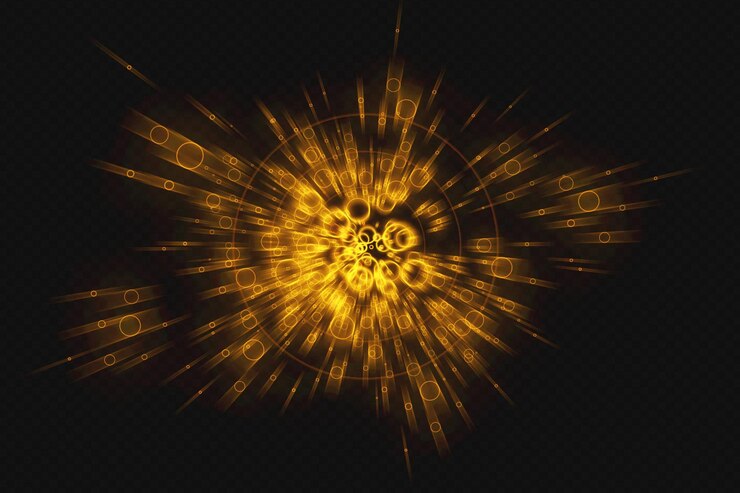 PSD diseño de fuegos artificiales y efectos de luz