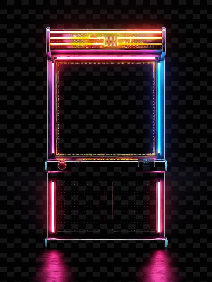 PSD diseño futurista de neón cibernético de papua nueva guinea arte de signos de neón llamativo para publicidad y marketing digital