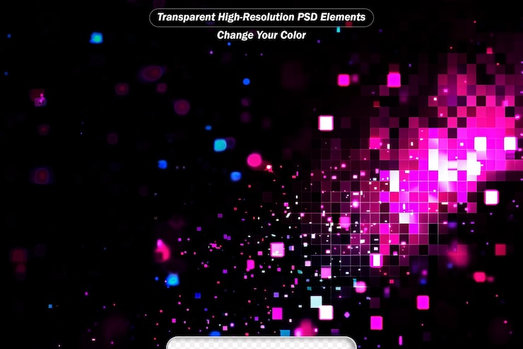 PSD diseño geométrico de medio tono con un conjunto de círculos abstractos coloridos