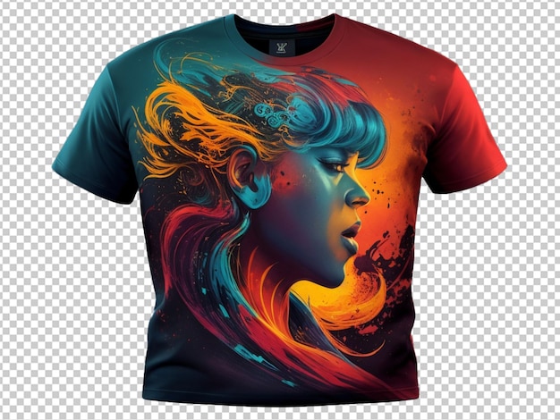 PSD diseño gráfico para impresión de camisetas