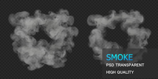 Diseño de humo psd premium