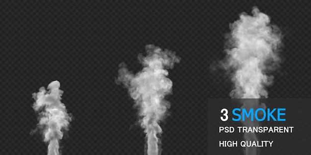 PSD diseño de humo sobre fondo negro psd premium