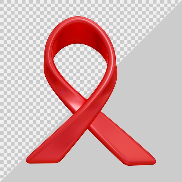 PSD diseño de icono de cinta de cáncer con estilo moderno 3d