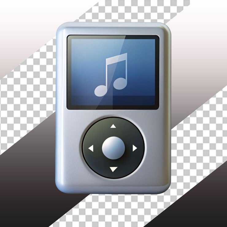 PSD diseño de iconos de música renderizados en 3d