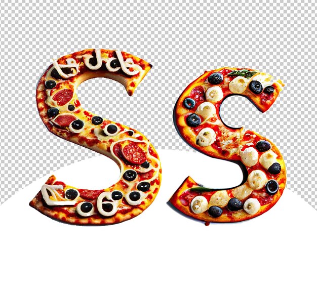 Diseño de la letra Ss Pizza