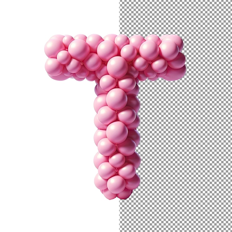 PSD diseño de letras 3d de fondo png de tipo de letra elegante