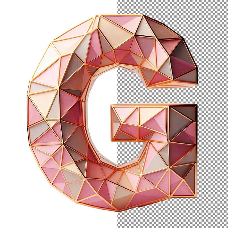 PSD diseño de letras 3d de fondo png de tipo de letra elegante