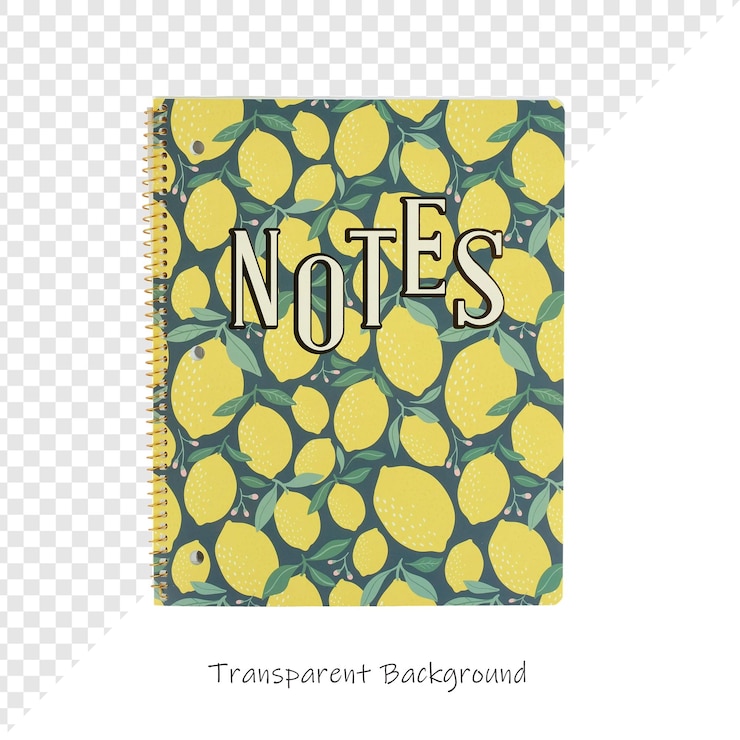PSD diseño del libro de notas
