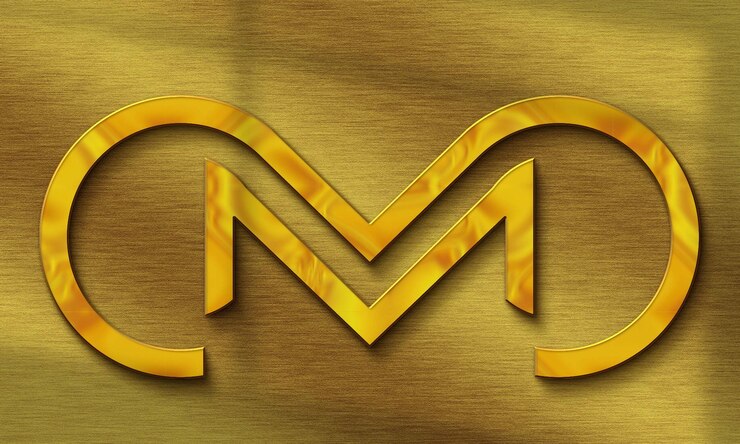 PSD diseño de logotipo creativo de color completo moderno