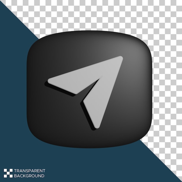 Diseño de logotipo de icono de avión compartido 3D