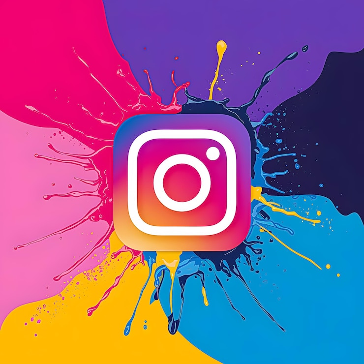 PSD diseño del logotipo de instagram