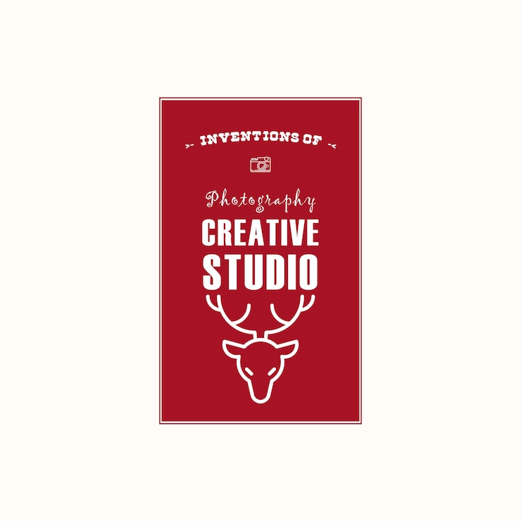 PSD diseño de logotipo de vector de estudio creativo