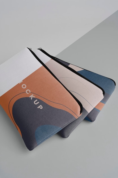 PSD diseño de maqueta de bolsa de lona plana