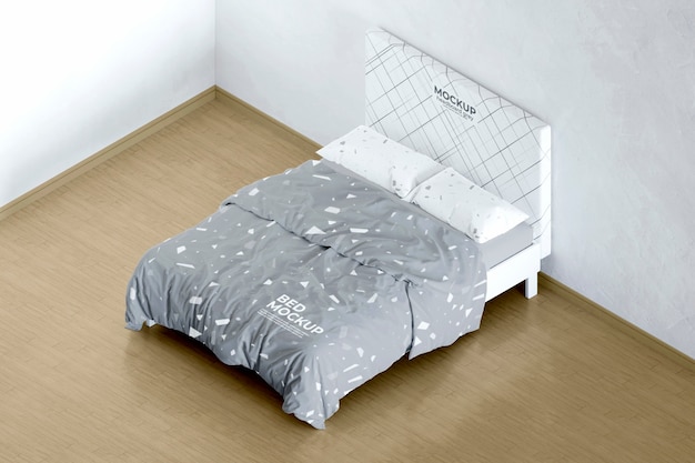 PSD diseño de maqueta de cabecero de cama