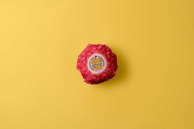 Diseño de maqueta de caja para comida rápida.