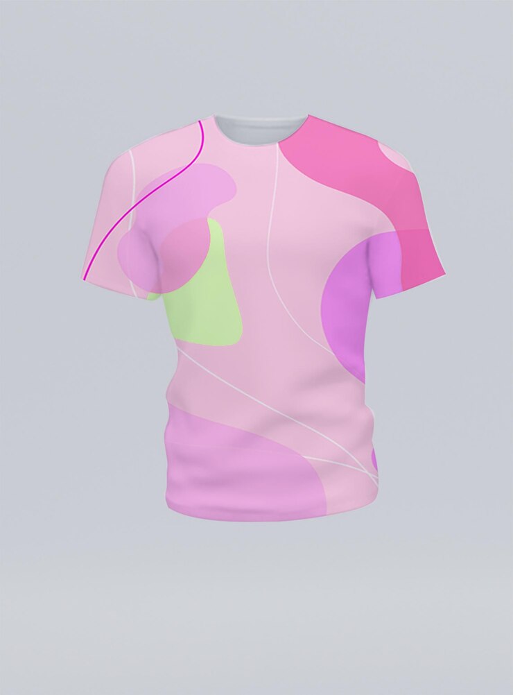 diseño de maqueta de camiseta desde el frente