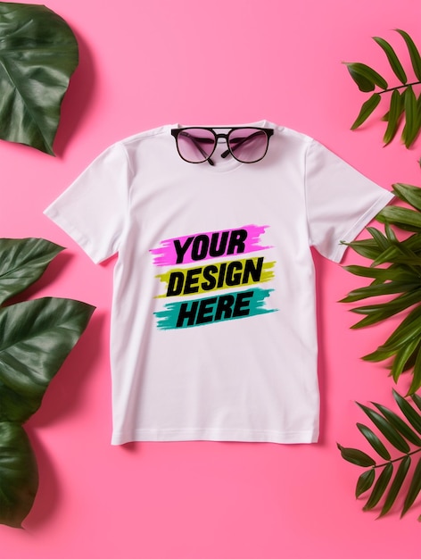 Diseño de maqueta de camiseta de lujo psd