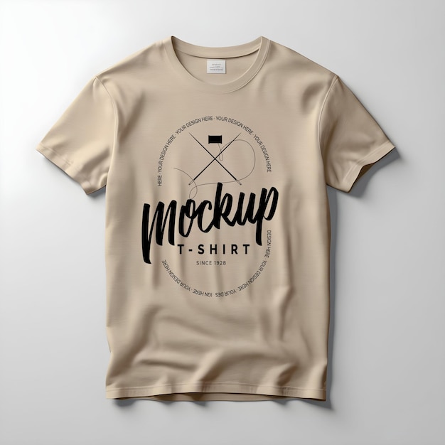 diseño de maqueta de camiseta para la marca