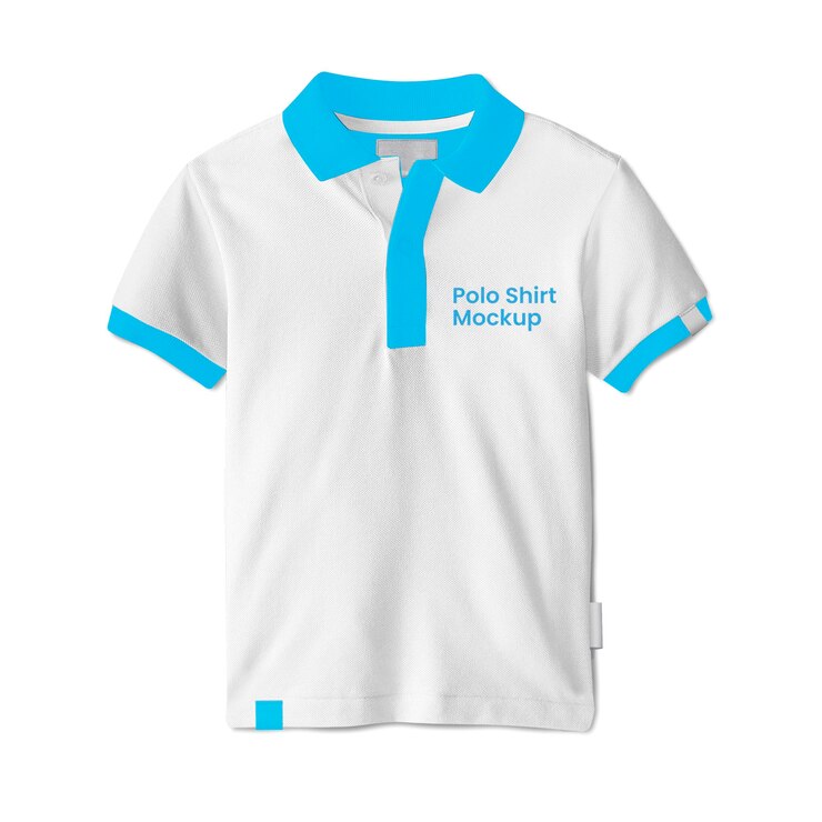 Diseño de maqueta de camiseta polo