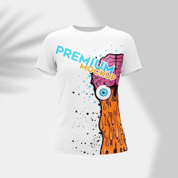 PSD diseño de maqueta de camiseta