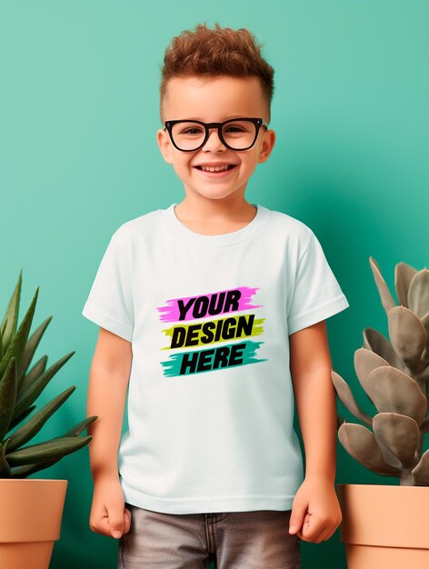 PSD diseño de maqueta de camiseta