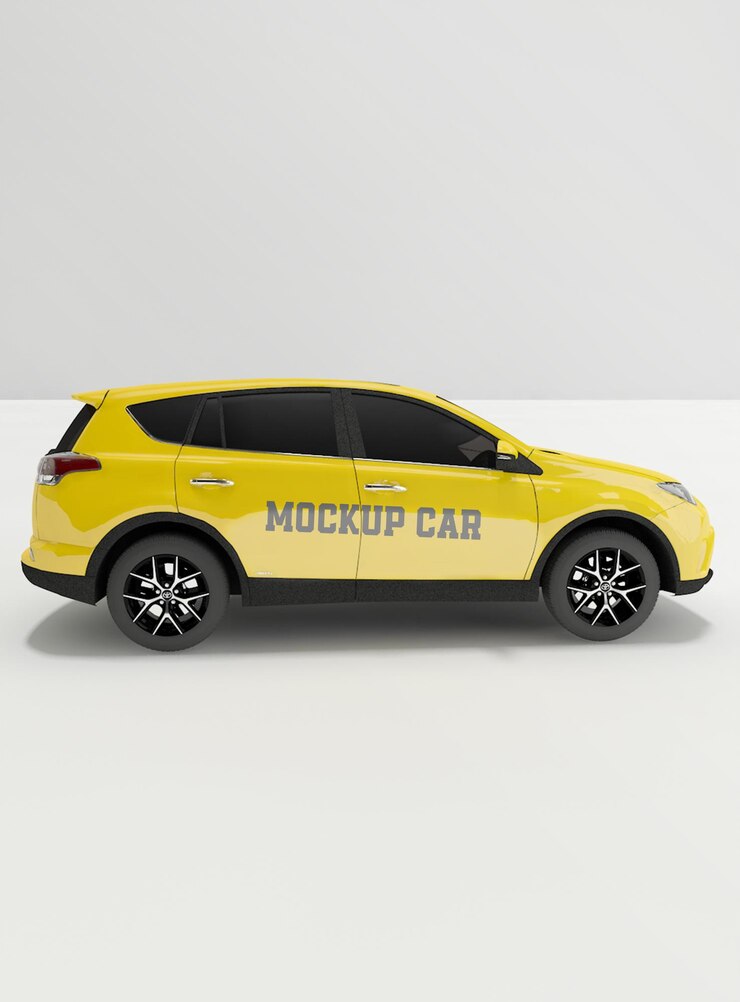 PSD diseño de maqueta de coche todoterreno