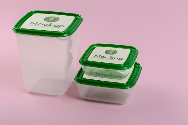 Diseño de maqueta de contenedor de comida