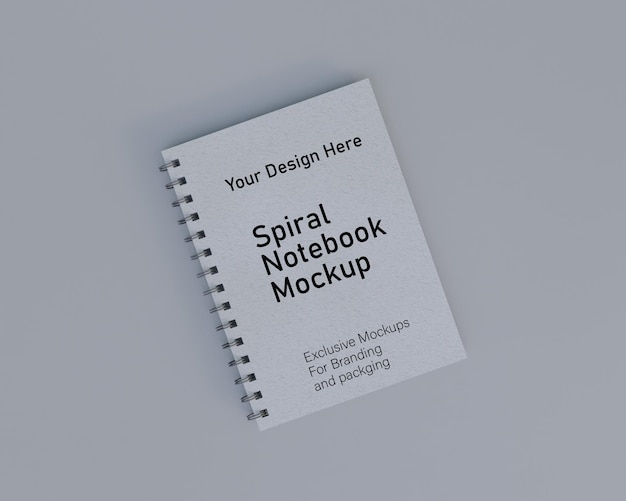 Diseño de maqueta de cuaderno diseño de bloc de notas realista