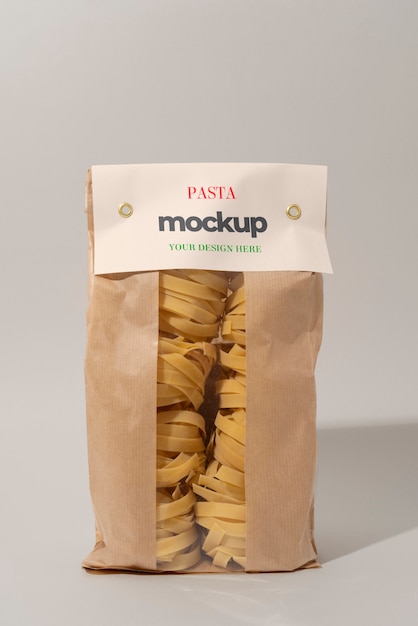 Diseño de maqueta de empaque de pasta