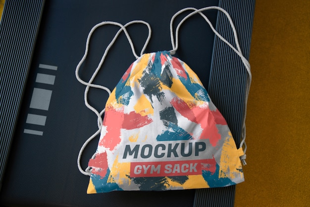 PSD diseño de maqueta de gymsack