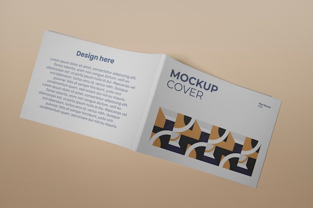 Diseño de maqueta de libro/álbum apaisado