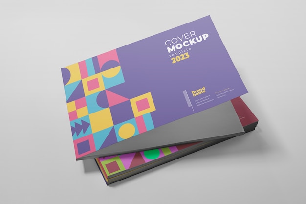 Diseño de maqueta de libro/álbum apaisado