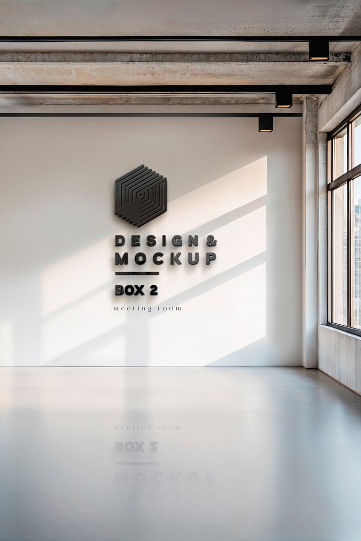 Diseño de maqueta de logotipo de la oficina