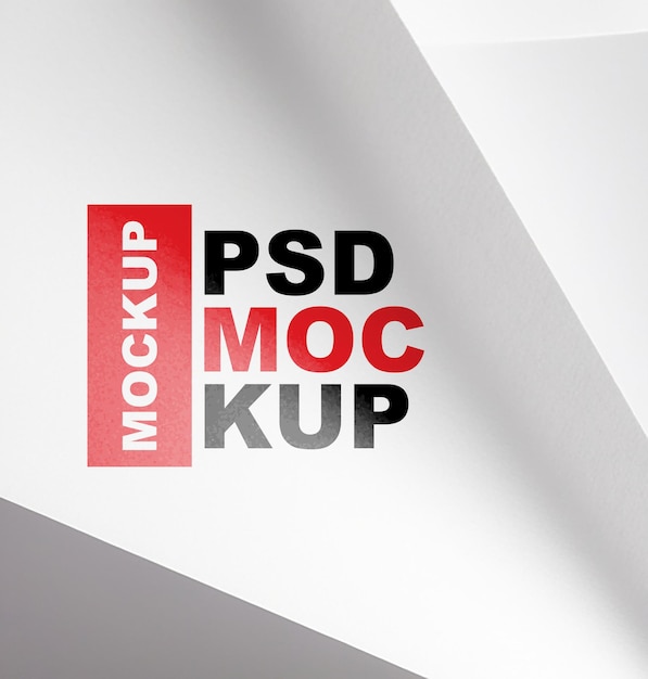 Diseño de la maqueta del logotipo de PSD