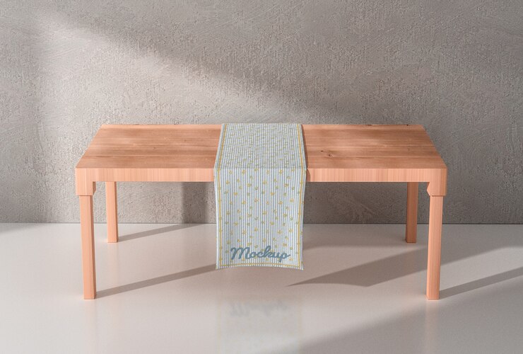 PSD diseño de maqueta de mantel